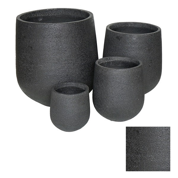 Γλάστρα Μαύρη Τσιμέντο 3/137912