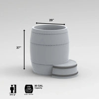The Wim Hof Icebarrel XL ice bath with chiller;The Wim Hof Icebarrel XL for tall guys deminsension;The Wim Hof Icebarrel XL economical ice bath;The Wim Hof Icebarrel XL in the Wim Hof experience center