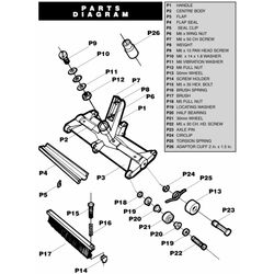 Ανταλλακτική βούρτσα P17 FAIRLOCKS