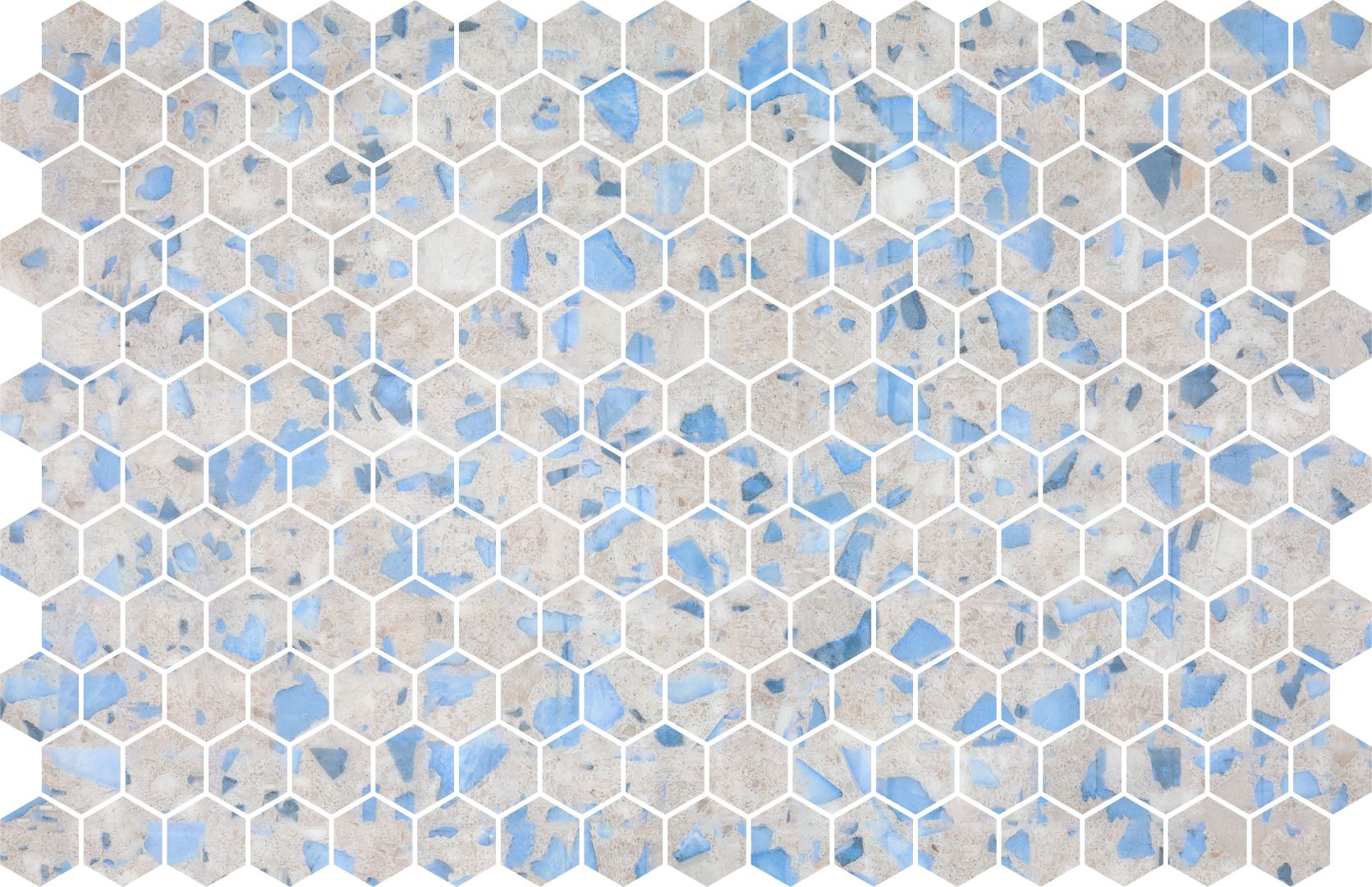 Hexa Terazzo Blue Blush HEXA VOGUE