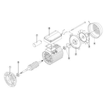 Εσωτερικό ανταλλακτικό kripsol ανεμιστήρας 1hp. No3